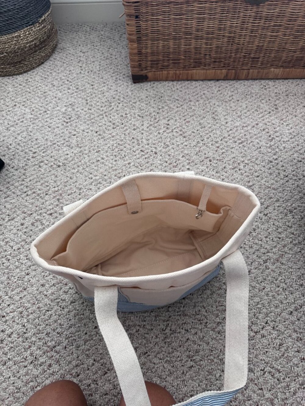 Lands' End Canvas Tote Bag